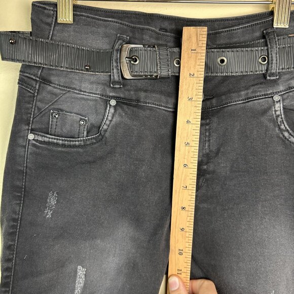 Push Up Stretch flared Leg Womens Black Jeans Colombian Tight Butt Lifting Faja - Picture 7 of 15